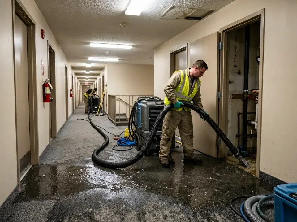 multi-unit-apartment-hallway-f-005 — frequently asked questions, Emergency Burst Pipe Water Extraction & Removal in Tierra V…